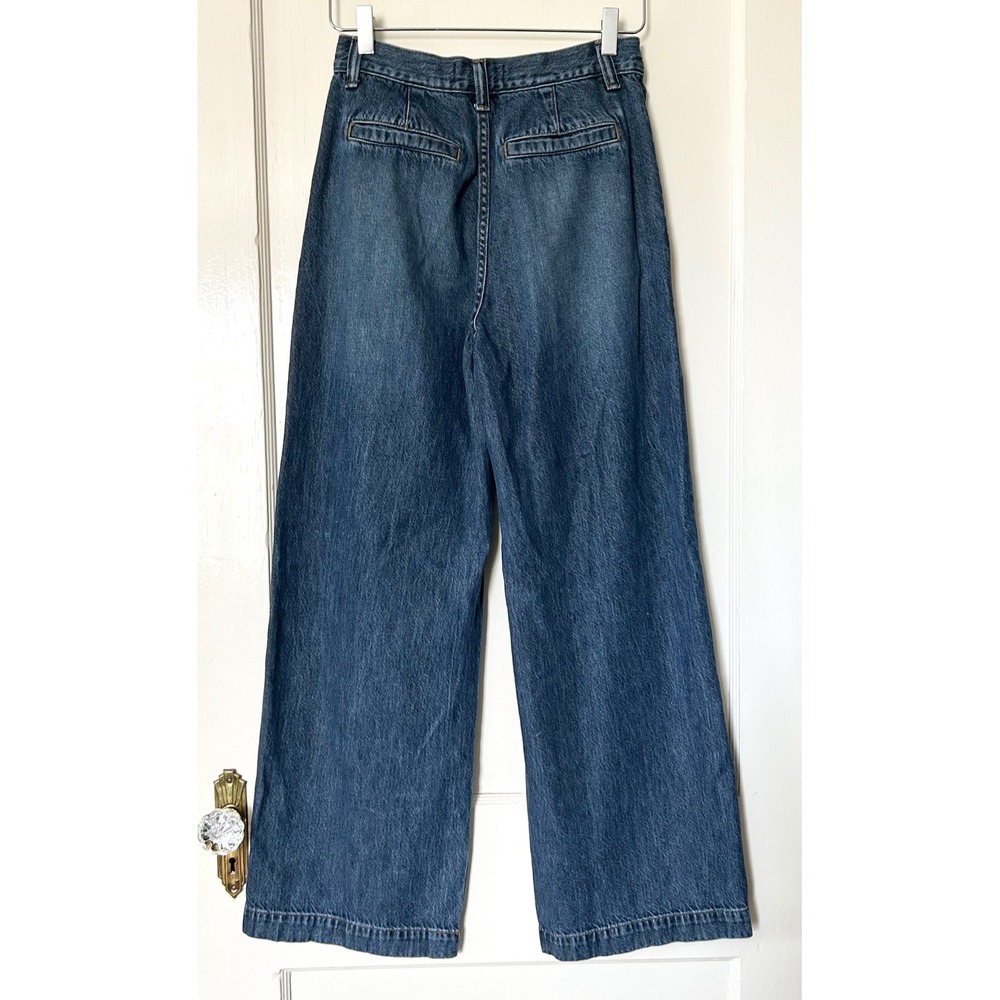 Madewell The Harlow Wide-Leg Jean: Airy Denim Edition Fieldale Wash 25 Spring - Picture 8 of 11